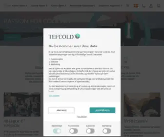 Tefcold.dk(TEFCOLD®) Screenshot