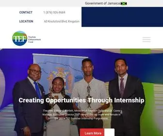 Tef.gov.jm(TEF Summer Internship Programme) Screenshot