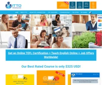 Tefl-Online.com(Online TEFL Certification and Job Offers worldwide) Screenshot