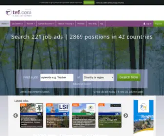 Tefl.com(TEFL Jobs) Screenshot