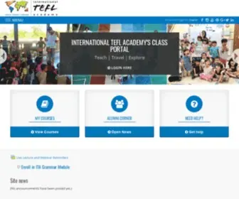 Teflacademyonline.com(International TEFL Academy) Screenshot