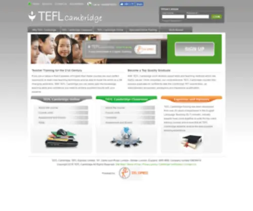 Teflcambridge.com(TEFL Cambridge) Screenshot