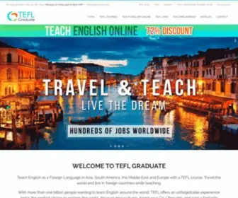 Teflgraduate.com(Online TEFL Courses & TEFL Jobs) Screenshot