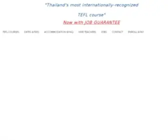 Teflteachthai.com(Teflteachthai) Screenshot