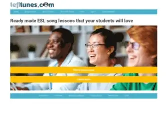 Tefltunes.com(HTML) Screenshot