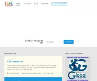 Teflwarehouse.com(Teach English Around the World) Screenshot