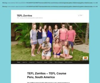 Teflzorritos.com(TEFL Zorritos) Screenshot