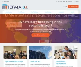 Tefma.com(Tertiary Education Facilities Management Association) Screenshot