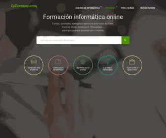 Teformas.com(Manuales y ejercicios de Excel) Screenshot