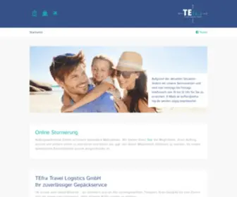 Tefra-Log.de(Tefra travel logistics) Screenshot