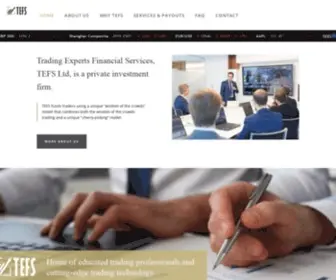 Tefsec.com(Investment Firm) Screenshot