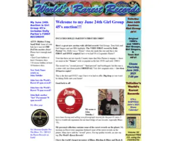 Tefteller.com(John Tefteller Buys and Sells the World's Rarest Records) Screenshot