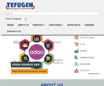 Tefugen.com(TEFUGEN TECHNOLOGIES PRIVATE LIMITED) Screenshot