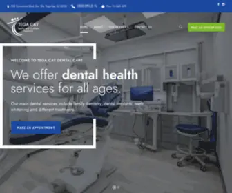 Tegacaydentistry.com(Homepage TEGA CAY) Screenshot