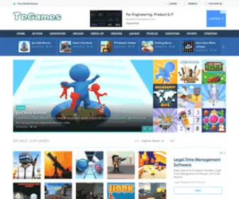 Tegames.com(Cool Games) Screenshot