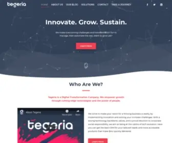 Tegeria.com(Empowering Growth) Screenshot