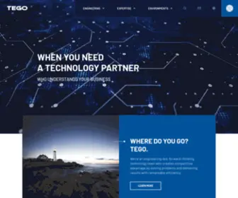 Tegodata.com(When you need a technology partner) Screenshot