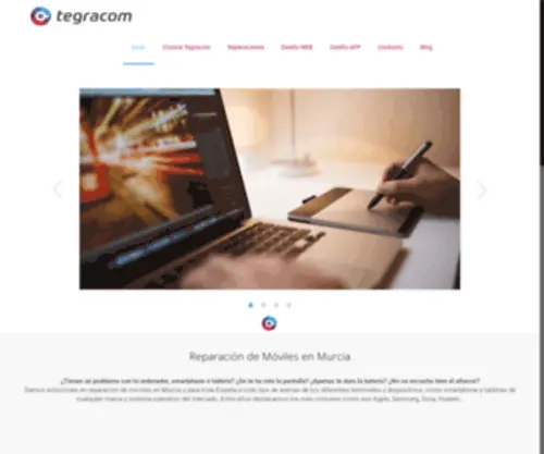 Tegracom.es(Reparación de Móviles en Cartagena) Screenshot