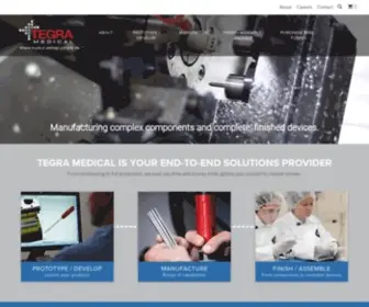 Tegramedical.com(Tegra Medical) Screenshot