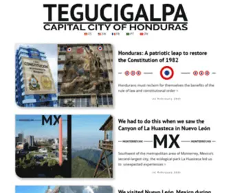 Tegucigalpa.com(Capital of Honduras) Screenshot