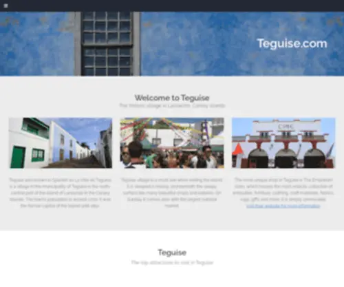 Teguise.com(Teguise Lanzarote) Screenshot