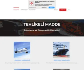 Tehlikelimadde.com.tr(Tehlikeli Madde Paketleme) Screenshot