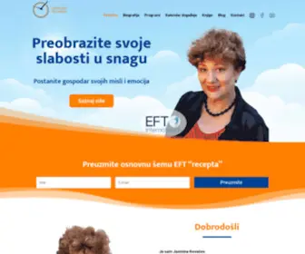 Tehnikaemocionalneslobode.com(EFT Tehnika Emocionalne Slobode) Screenshot