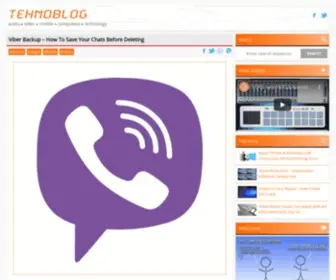 Tehnoblog.org(Blog about Audio) Screenshot