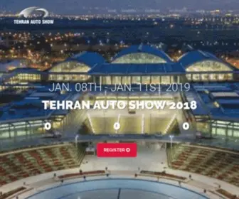 Tehranautoshow.ir(Tehran Auto Show) Screenshot