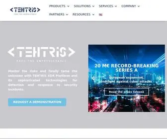 Tehtris.com(TEHTRIS HOME) Screenshot