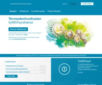 Tehytk.fi(Terveydenhuoltoalan työttömyyskassa) Screenshot