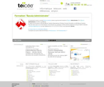 Teicee.com(Web, Systèmes et Réseaux) Screenshot