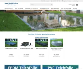 Teichfolie.de(Teichfolie) Screenshot