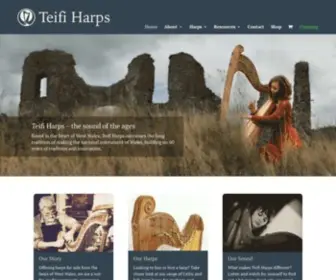 Teifiharps.com(Harps For Sale From Wales) Screenshot