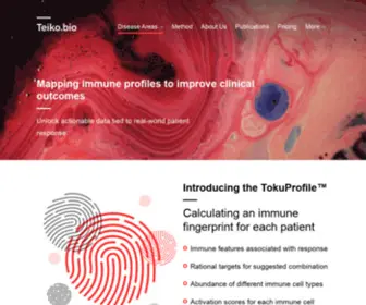 Teiko.bio(Mapping immune profiles to improve clinical outcomes) Screenshot