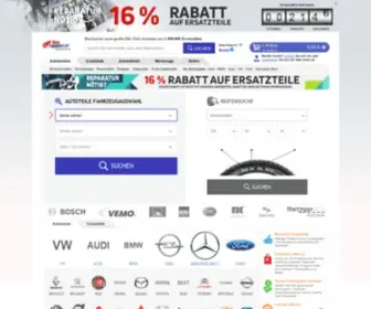 Teile-Direkt.at(Autoteile Direkt: Autoersazteile und Kfzteile günstig online kaufen 24 Stunden bei) Screenshot