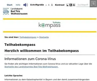 Teilhabekompass.net(Sozialwegweiser für den Landkreis Bad Tölz) Screenshot