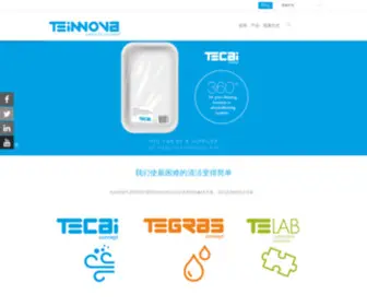 Teinnova.cn(Duct cleaning equipment) Screenshot