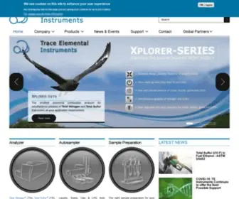Teinstruments.com(TE Instruments) Screenshot