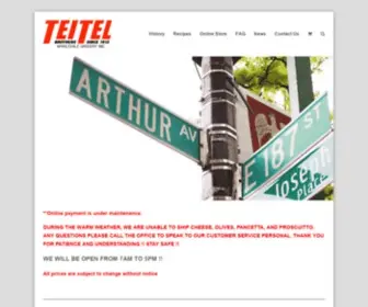 Teitelbros.com(Wholesale Grocery) Screenshot