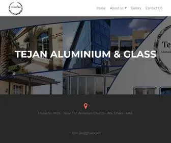 Tejanuae.com(Tejan Aluminium & Glass) Screenshot