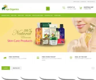 Tejaorganics.com(Teja Organics) Screenshot