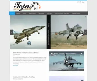 Tejas.gov.in(India's Light Combat Aircraft) Screenshot