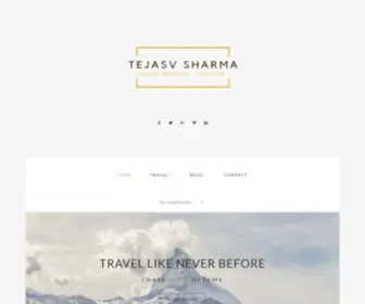 Tejasvsharma.com(Tejasv Sharma) Screenshot