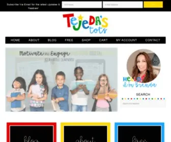 Tejedastots.com(Tejeda's Tots) Screenshot