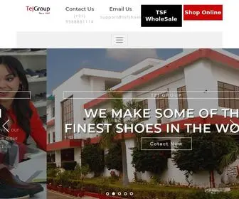 Tejgroupindia.com(TSF Shoes) Screenshot