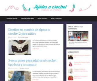 Tejidosacrochetpasoapaso.com(Tejidos A Crochet Paso A Paso) Screenshot