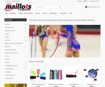 Tejidosmallots.com(Tienda online de gimnasia rítmica) Screenshot