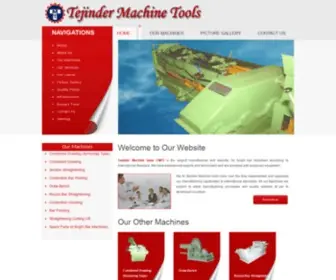 Tejindermachinetools.com(Tejinder Machine Tools) Screenshot