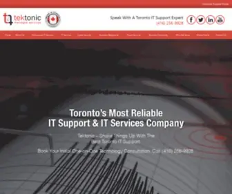 Tek-Help.com(Toronto Managed IT Services & Support) Screenshot